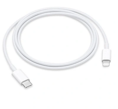 USB-C to Lightning-style cable — uploaded family reference, not a verified photo of Apple USB-C to Lightning Cable (1m)